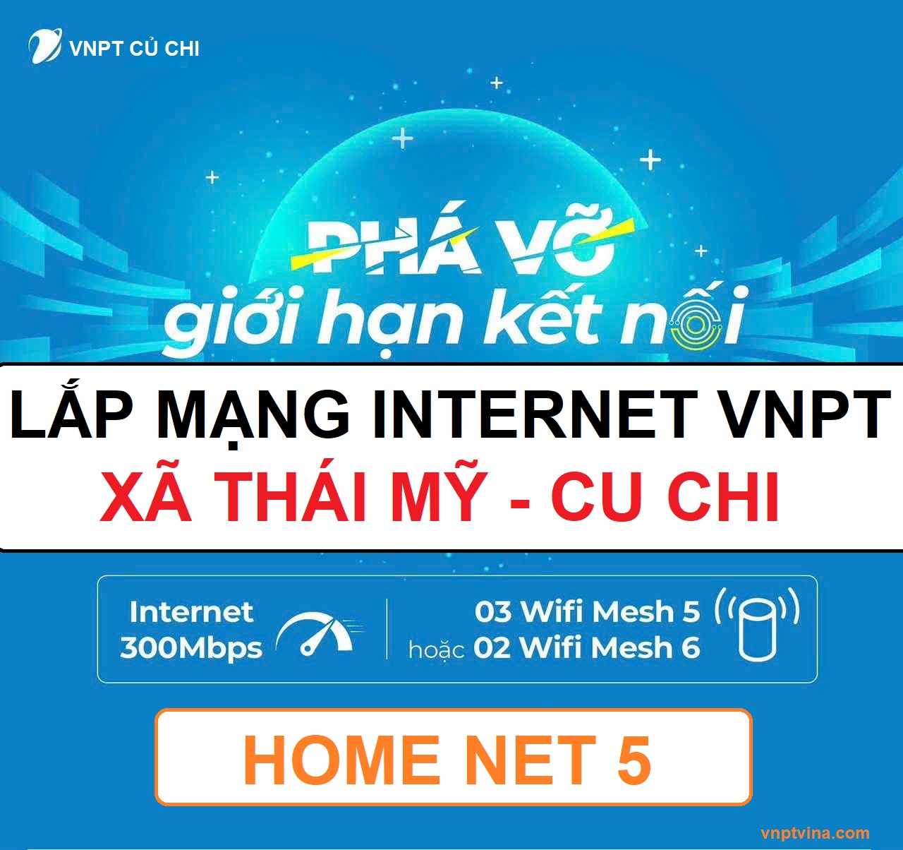 lắp mạng internet VNPT xã Thái An huyện Củ Chi