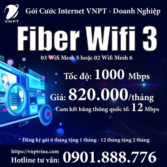fiber wifi 3 VNPT