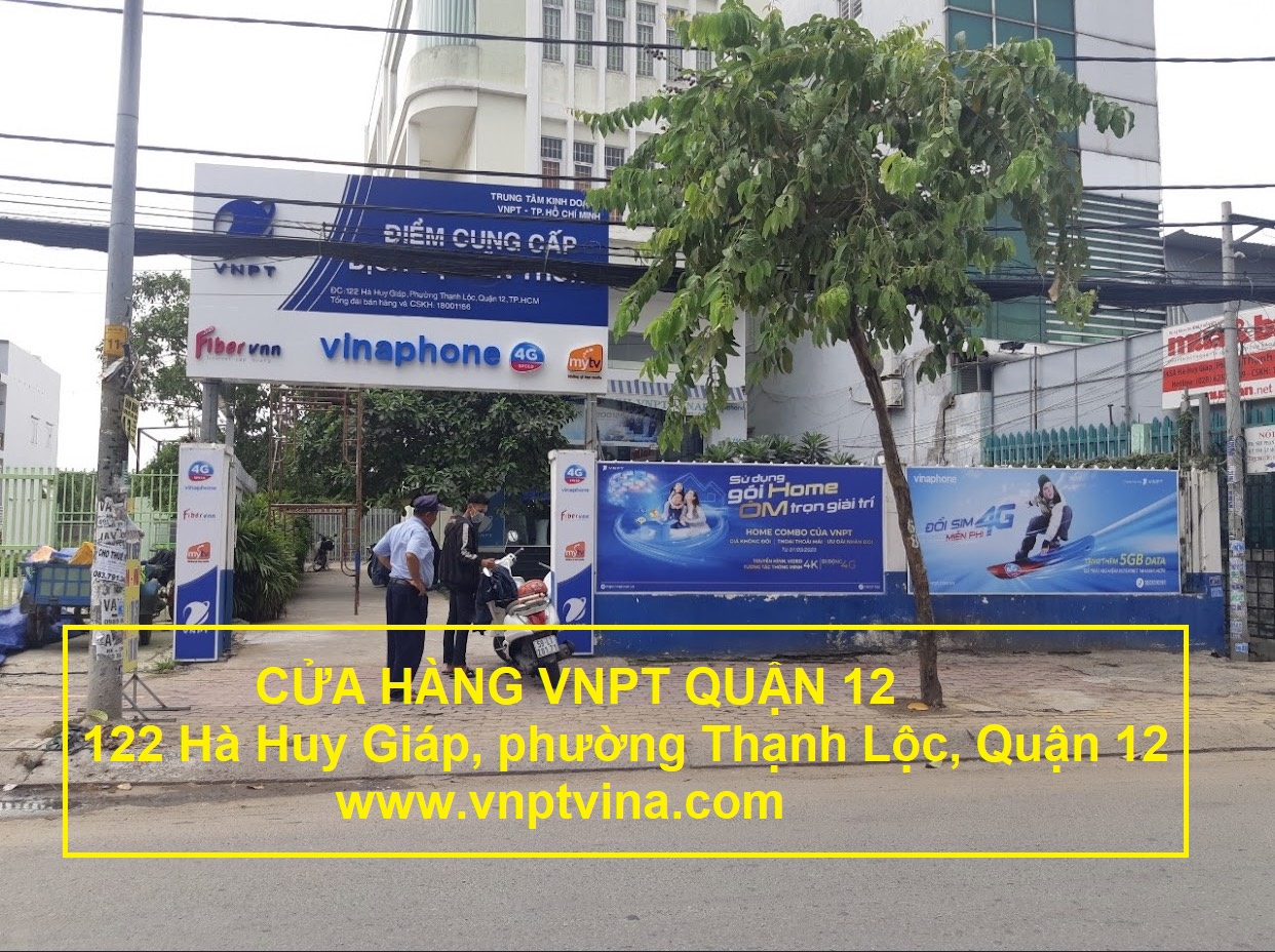 Cửa hàng VNPT đường Hà Huy Giáp phường thạnh lộc quận 12