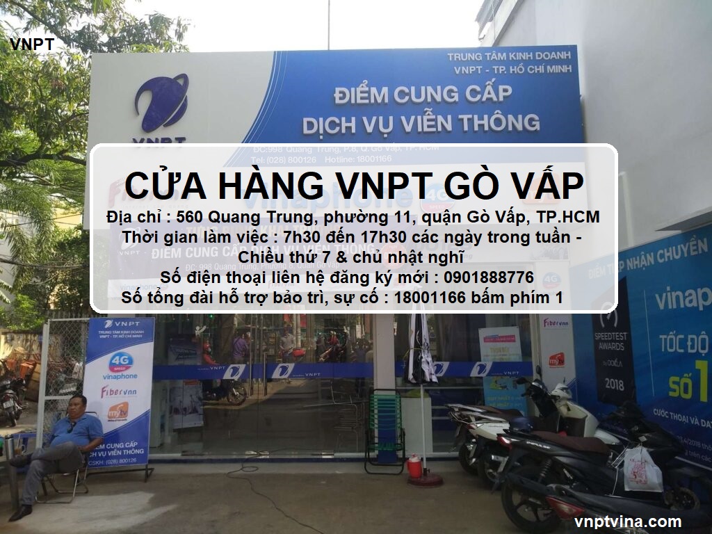 cửa hàng VNPT Gò Vấp - 560 Quang Trung, phường 11, quận Gò Vấp