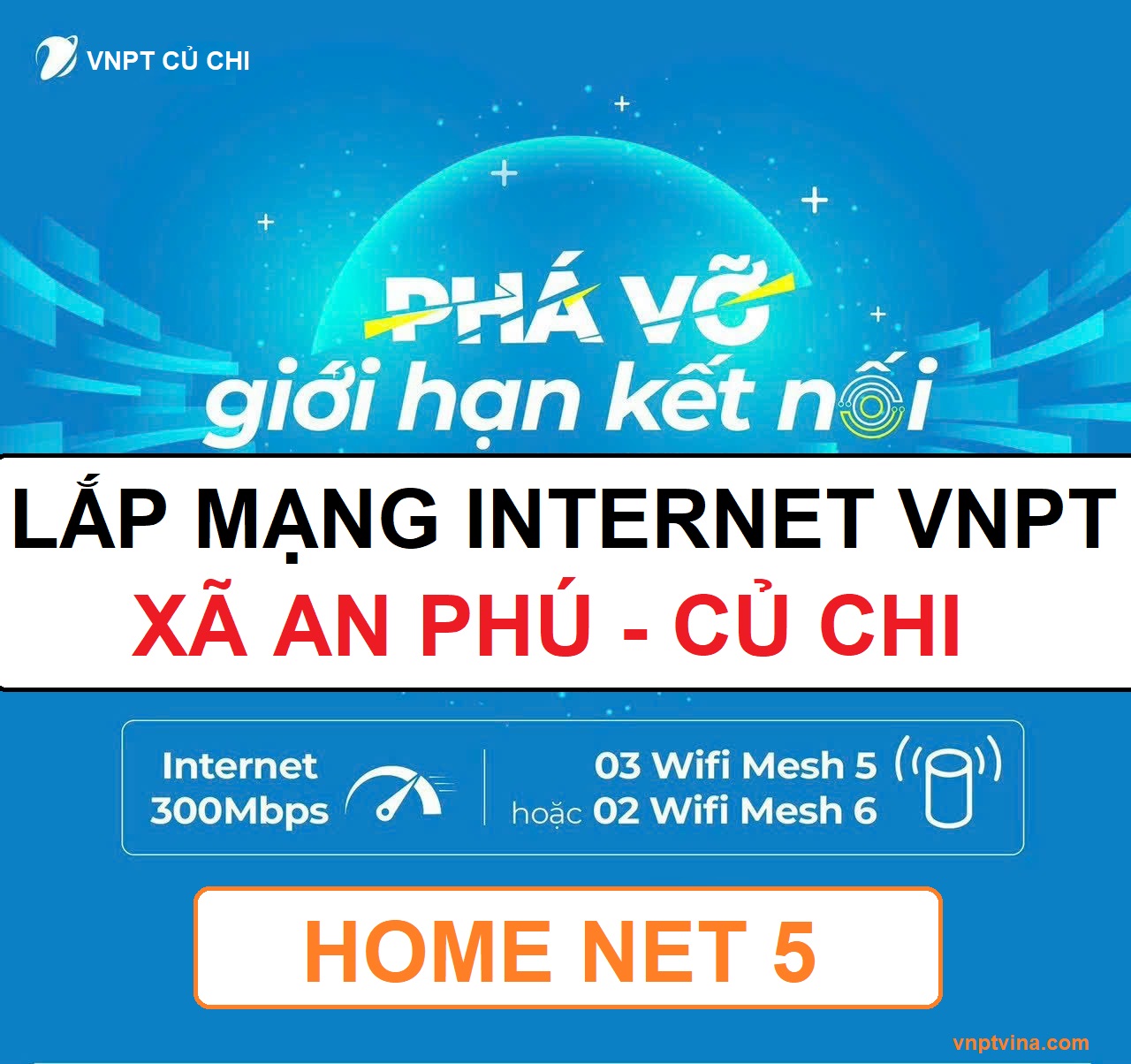lắp mạng internet VNPT xã An Phú huyện Củ Chi