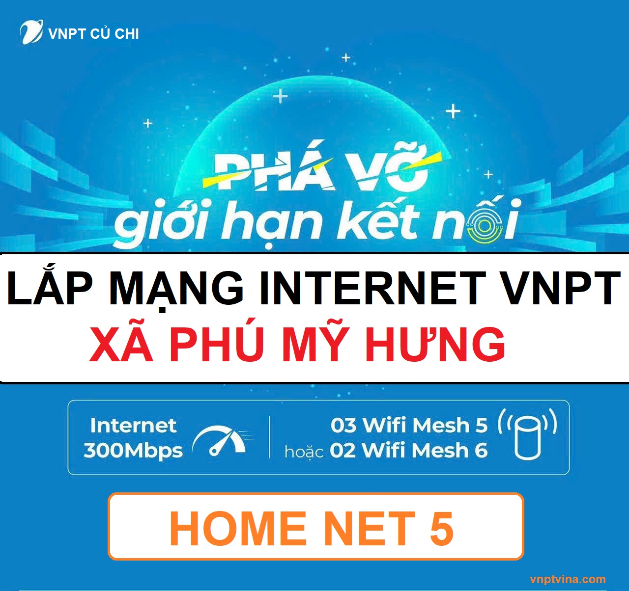 lắp mạng internet VNPT xã Phú Mỹ Hưng huyện Củ Chi