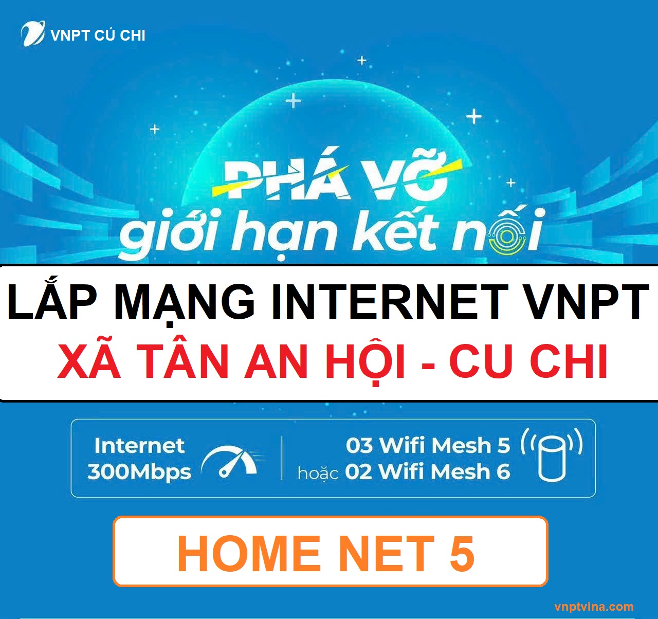 lắp mạng internet VNPT xã Tân An Hội huyện Củ Chi