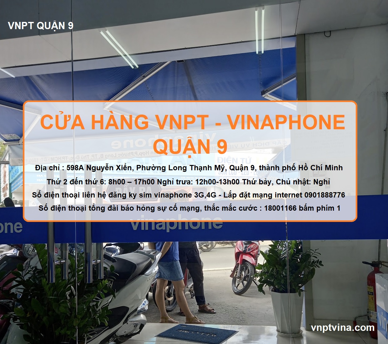 Cửa hàng VNPT quận 9 TPHCM - Nguyễn Xiển